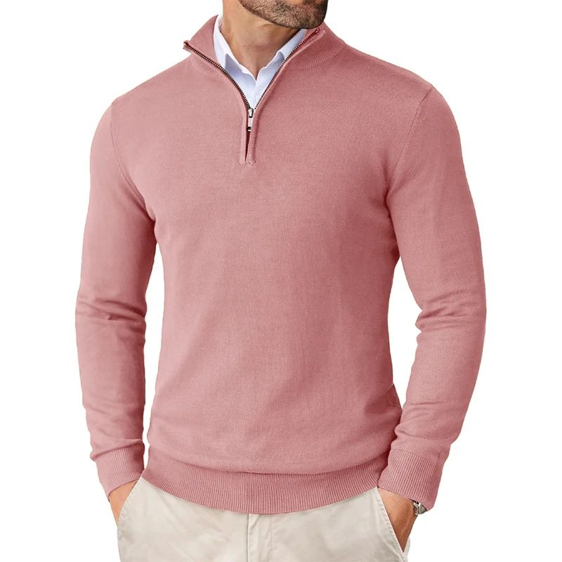 🖤 Maglioncino Uomo con Mezza Zip – Eleganza & Comfort