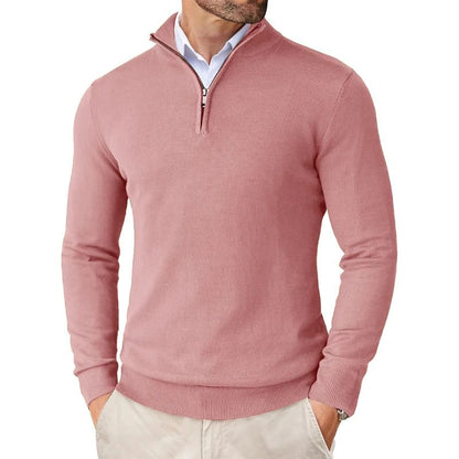 🖤 Maglioncino Uomo con Mezza Zip – Eleganza & Comfort