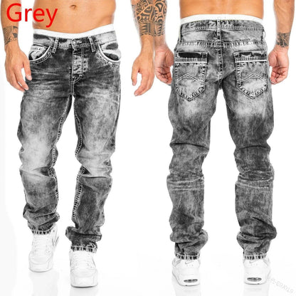 Jeans Uomo Nero Effetto Vintage – Stile Urban