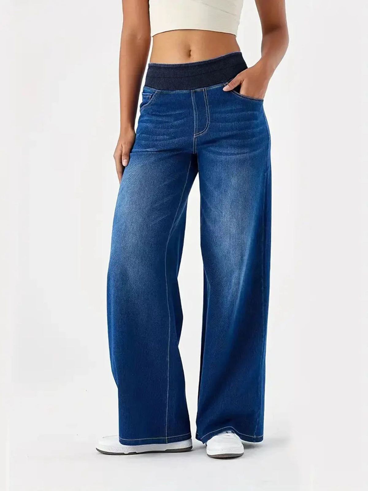👖 Jeans Palazzo Elasticizzati – Comfort & Stile