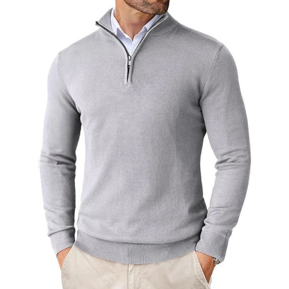 🖤 Maglioncino Uomo con Mezza Zip – Eleganza & Comfort