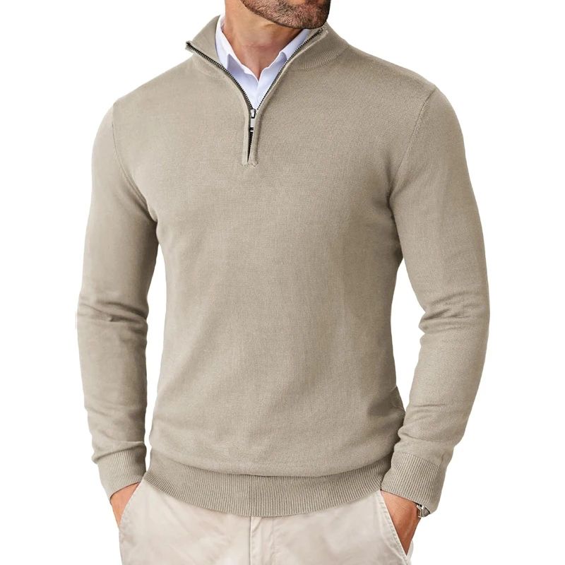 🖤 Maglioncino Uomo con Mezza Zip – Eleganza & Comfort