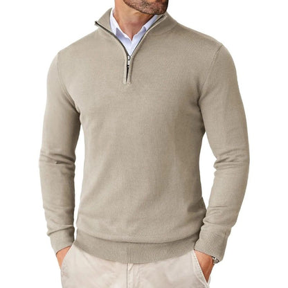 🖤 Maglioncino Uomo con Mezza Zip – Eleganza & Comfort