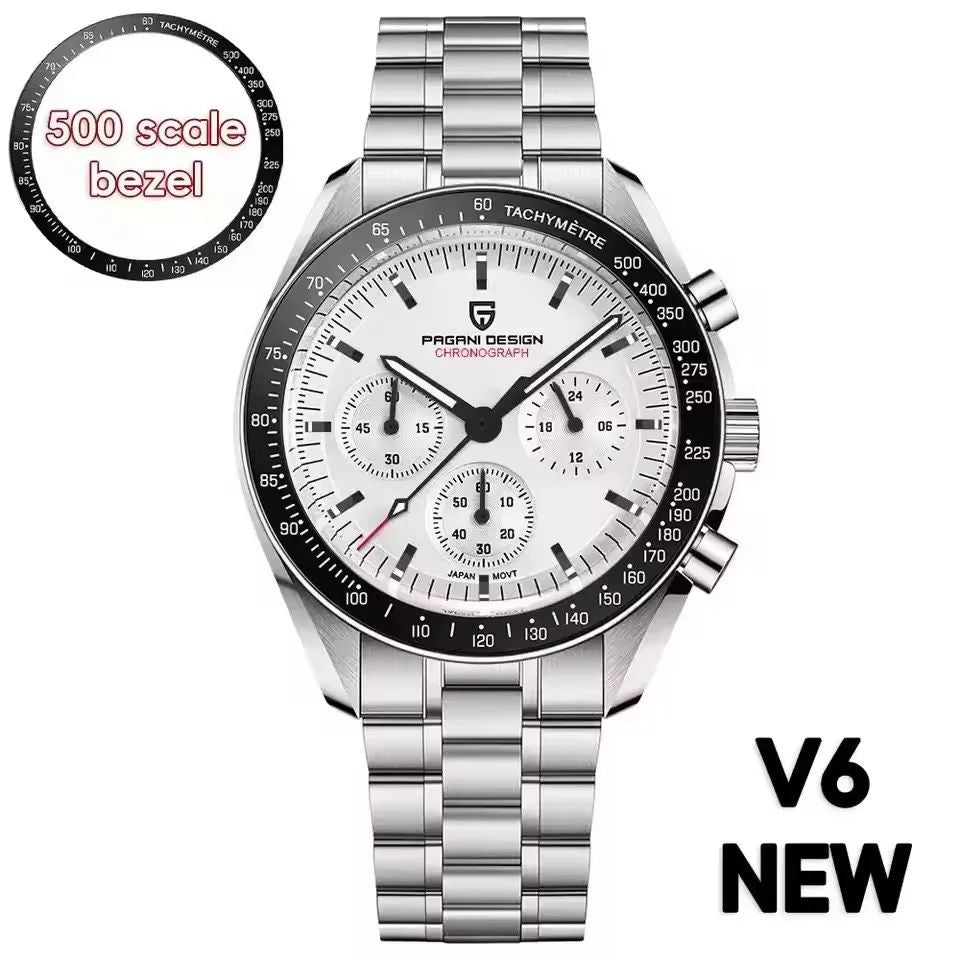 ⌚ Pagani Design V6 – Cronografo Sportivo da Uomo