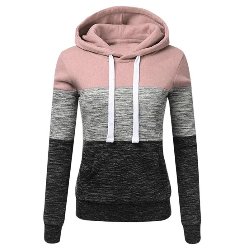 Completo Sportivo Donna Autunno Inverno – Felpa con Cappuccio e Pantaloni Jogging
