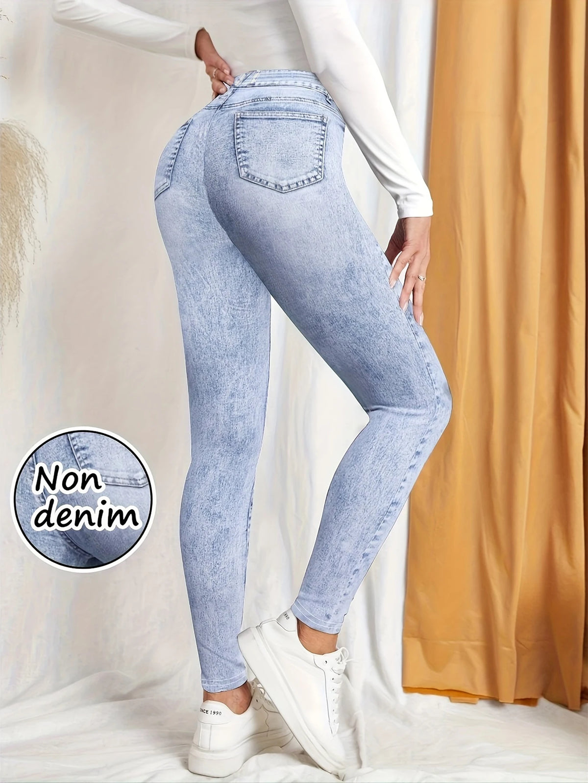 Leggings Donna a Vita Alta Push-Up – Pantaloni Yoga Elasticizzati e Morbidi