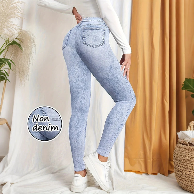 Leggings Donna a Vita Alta Push-Up – Pantaloni Yoga Elasticizzati e Morbidi