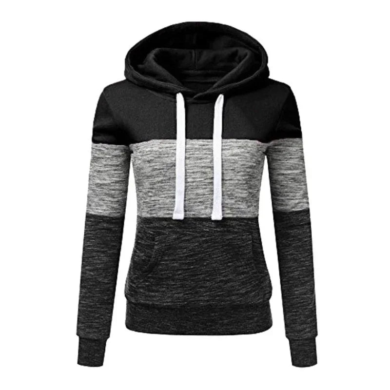 Completo Sportivo Donna Autunno Inverno – Felpa con Cappuccio e Pantaloni Jogging