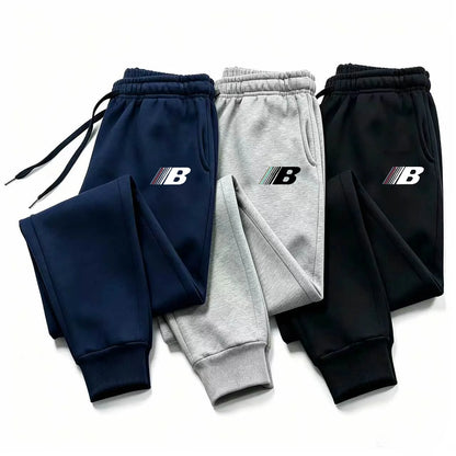 Pantaloni sportivi da uomo con vita elasticizzata, taglie S-3XL
