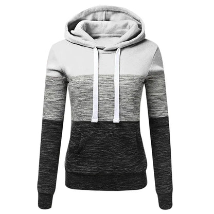 Completo Sportivo Donna Autunno Inverno – Felpa con Cappuccio e Pantaloni Jogging