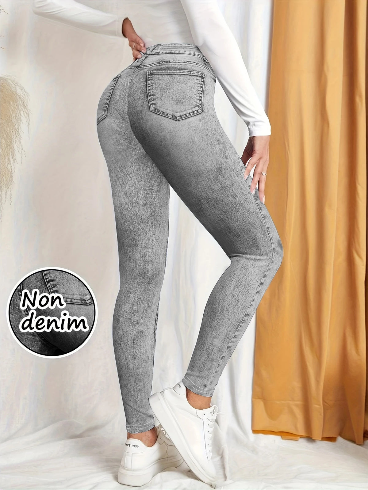 Leggings Donna a Vita Alta Push-Up – Pantaloni Yoga Elasticizzati e Morbidi